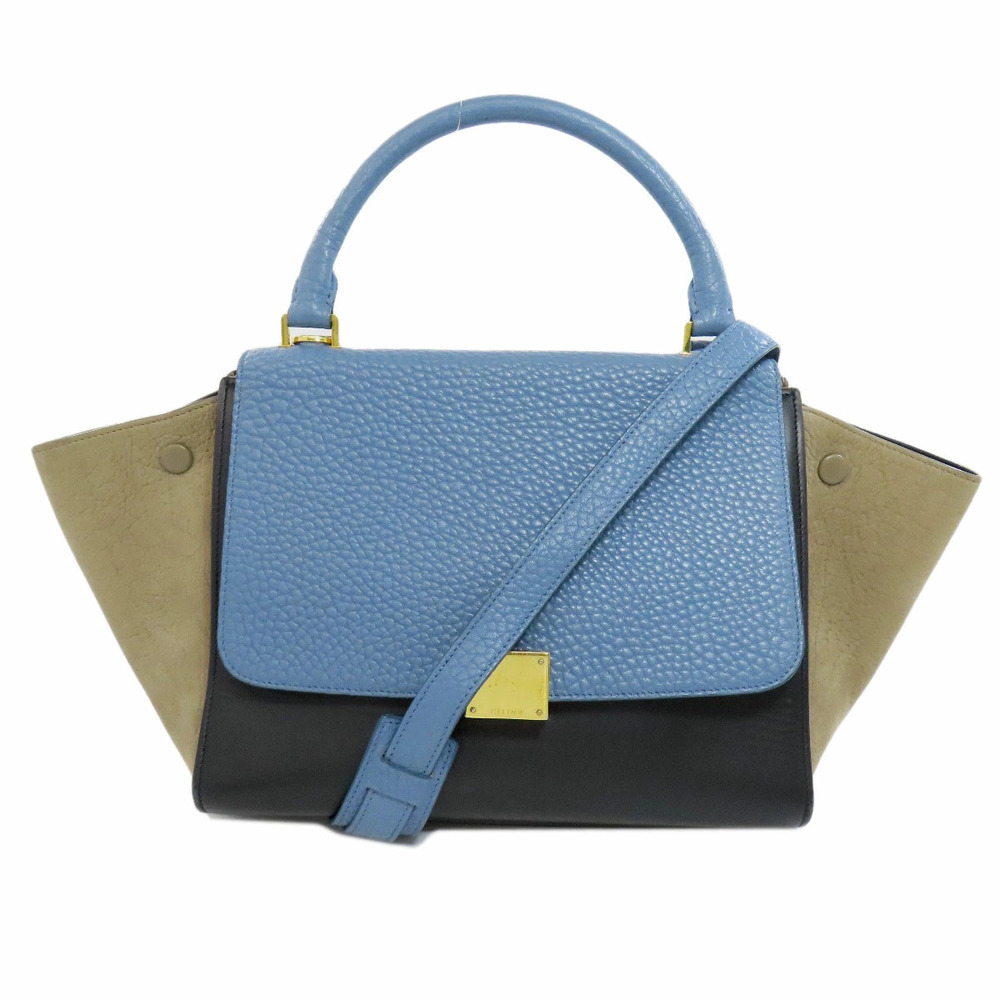 Celine Trapeze 2way Calfskin Leather Shoulder bag leather - Picture 11 of 11